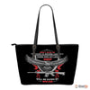 The Right To Defend Yourself Small Leather Tote Bag