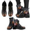 Rottweiler On Black Print Boots For Women Express Shipping