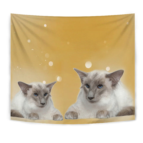 Balinese cat Print Tapestry