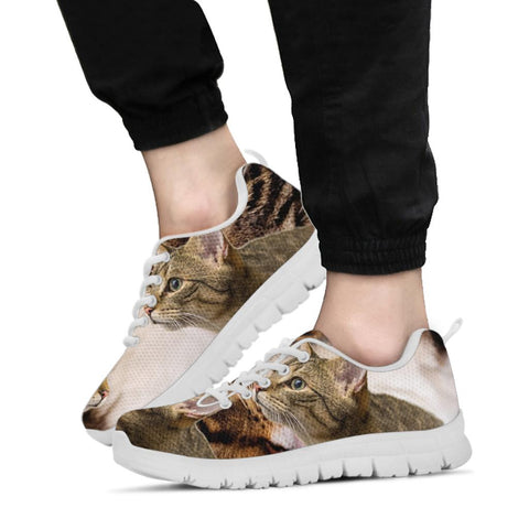 Lovely European Shorthair Print Running Shoes