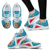 Dandie Dinmont Terrier Print Running Shoes For Women