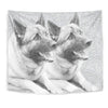 Amazing Norwegian Elkhound Print Tapestry