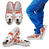 Dogo Argentino Print Slip Ons For Kids Express Shipping