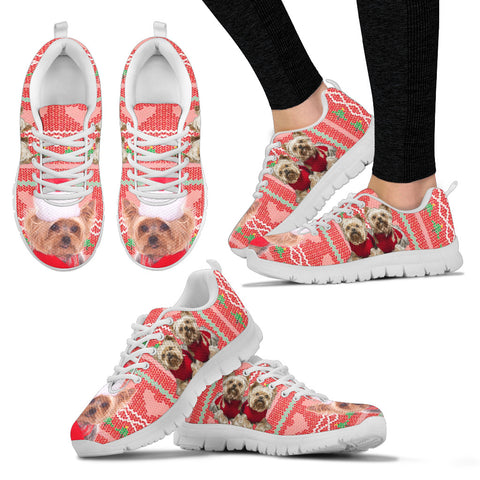 Yorkshire Terrier Christmas Running Shoes For Women