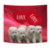 Central Asian Shepherd Puppies Print Tapestry