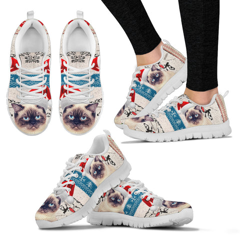 Birman Cat Christmas Running Shoes For Women