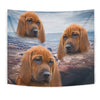 Lovely Redbone Coonhound Print Tapestry