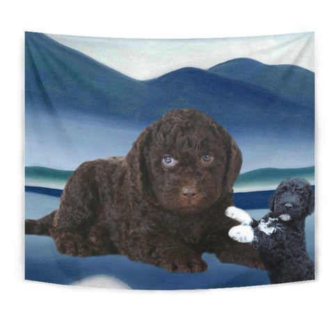 Cute Barbet Dog Print Tapestry