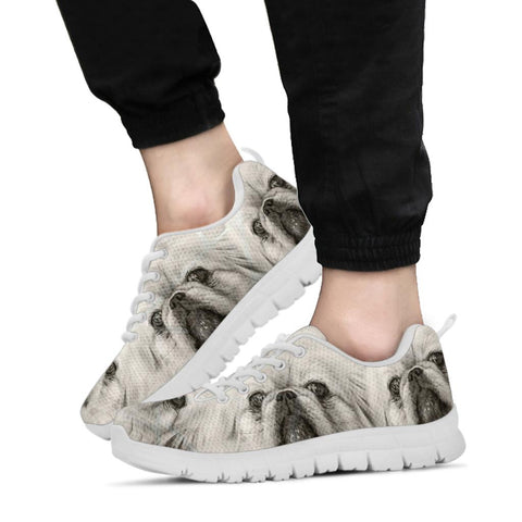 Pekingese Print Running Shoes