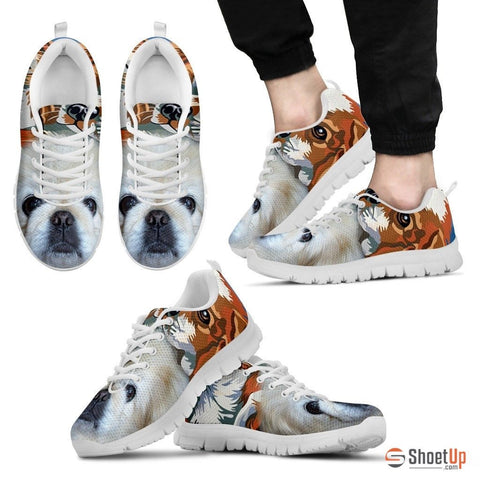 Pekingese Dog Print Running Shoe For Men