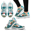 Kissing Gourami Fish Print Christmas Running Shoes For Women