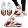 Shar Pei Basset Print Sneakers For Women Express Shipping