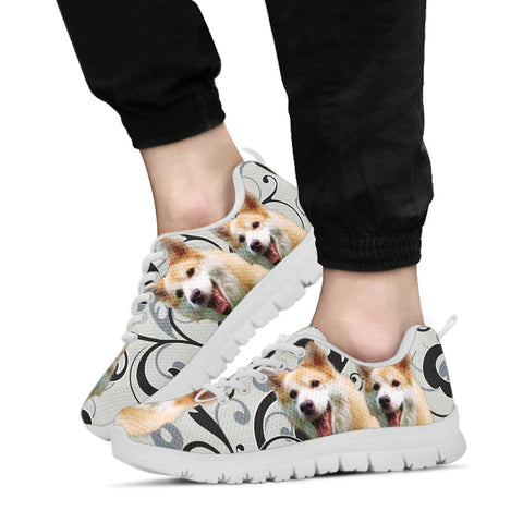 Cute Icelandic Sheepdog Print Running Shoes