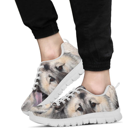 Norwegian Elkhound Print Running Shoes