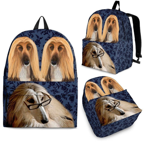 Afghan Hound Dog Print BackpackExpress Shipping
