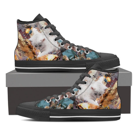 Cat Women's Canvas Shoes