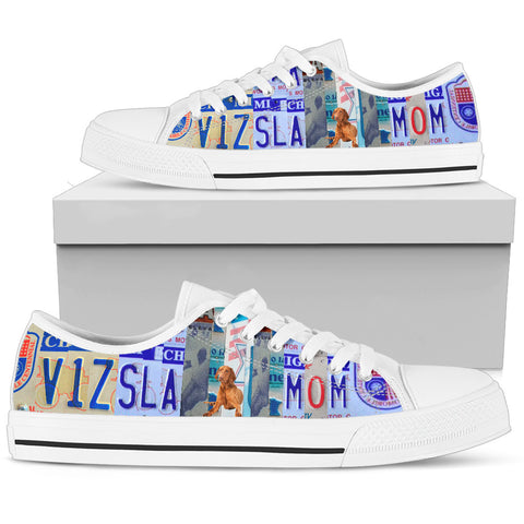 Vizsla Print Low Top Canvas Shoes for Women