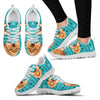 Abyssinian Cat Christmas Running Shoes For Women
