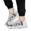 Havanese Black And White Print Running Shoes- Limited Edition