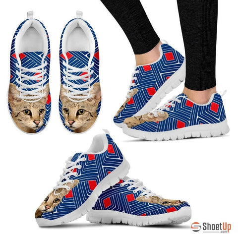 Savannah Cat Print Running Shoes For Women