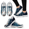 New Customized Dog Print Running Shoes For WomenDesigned By Nicole Greub
