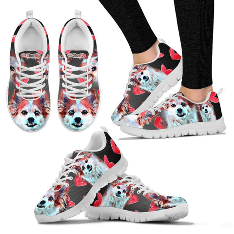 Amazing Cartoonized Dog Running Shoes For WomenDesigned By Sandy HunterExpress Shipping