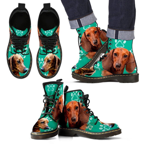 Paws Print Dachshund Boots For MenLimited EditionExpress Shipping
