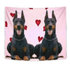 Amazing Doberman Pinscher Print Tapestry