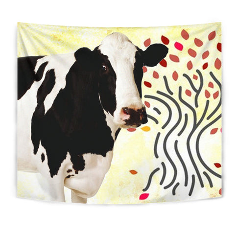 Holstein Friesian cattle (Cow) Print Tapestry