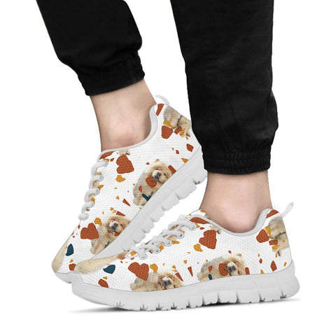 Chow Chow Poodle Patterns Print Sneakers
