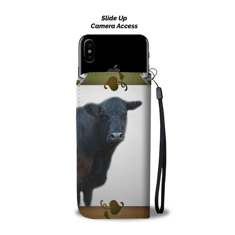 Galloway Cattle (Cow) Print Wallet Case