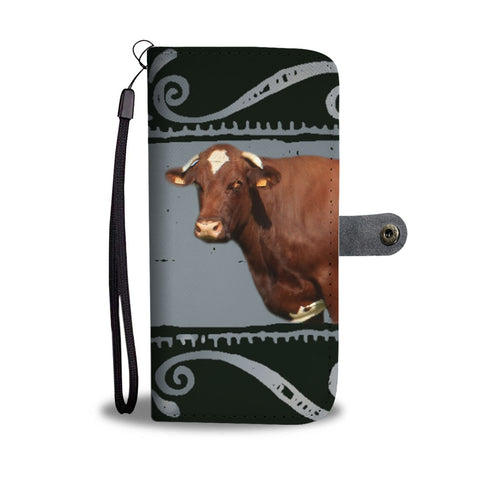 Maine Anjou Cattle (Cow) Print Wallet Case