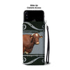 Maine Anjou Cattle (Cow) Print Wallet Case