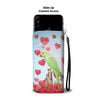 Ring Necked Parakeet Print Wallet Case