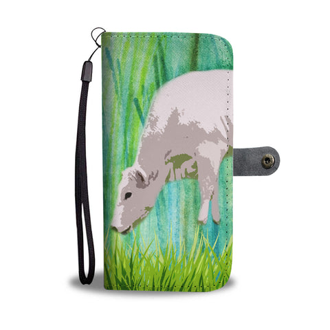 Amazing Chianina Cattle (Cow) Print Wallet Case