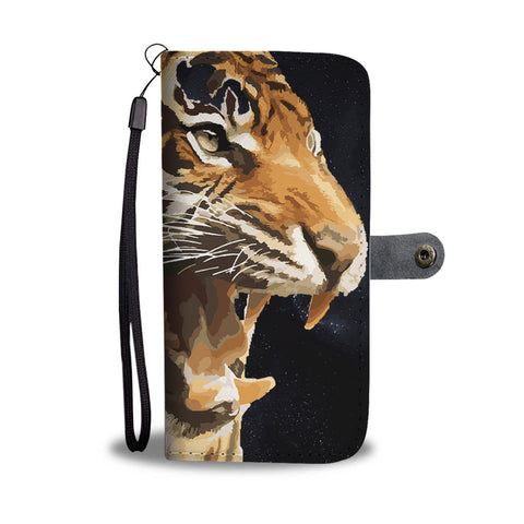 Amazing Tiger Art Print Wallet Case