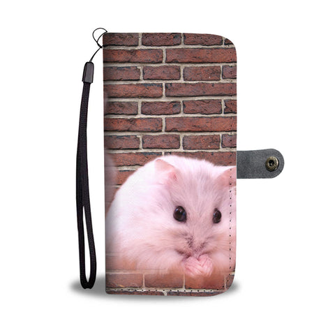 Cute Chinese Hamster Print Wallet Case