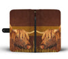 Highland Cattle (Cow) Print Wallet Case