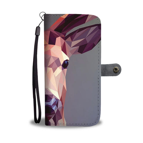 Deer Vector Art Print Wallet Case