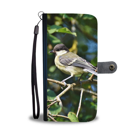 Great Tit Bird Print Wallet Case