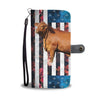 Red Brangus Cattle (Cow) Print Wallet Case