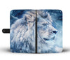 Snowy Lion Print Wallet Case