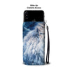 Snowy Lion Print Wallet Case