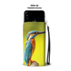 Beautiful Kingfisher Bird Print Wallet Case