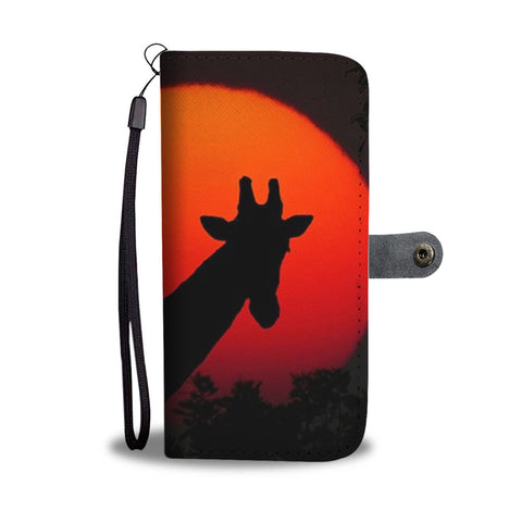 Amazing Giraffe Shadow Print Wallet Case