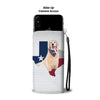 Cute Golden Retriever Print Wallet CaseTX State