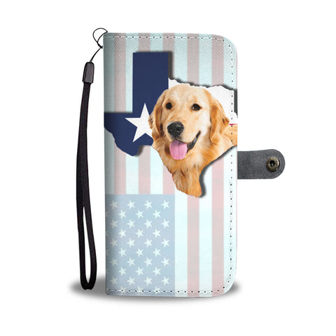 Golden Retriever Dog Print Limited Edition Wallet CaseTx State