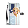 Golden Retriever Dog Print Limited Edition Wallet CaseTx State