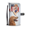 Amazing Golden Retriever Print Wallet CaseTX State