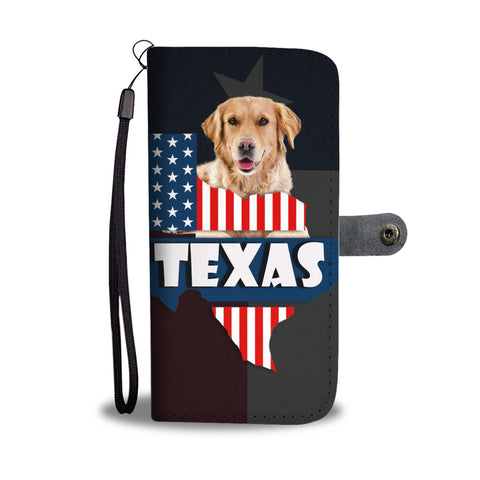 Golden Retriever Keep Calm Print Wallet CaseTx State